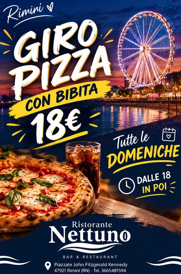Giro Pizza Ristorante Nettuno Rimini